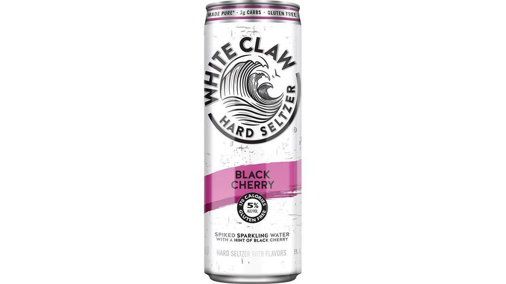 White Claw Hard Seltzer Black Cherry Can (19 oz) · Our most popular flavor, Black Cherry seamlessly balances the tartness and sweetness of a ripe summer cherry. It's the perfect introduction to the crisp, refreshing taste of White Claw® Hard Seltzer.