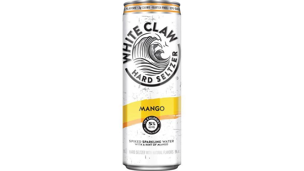 White Claw Hard Seltzer Mango Can (19 oz) · Hard seltzer with a twist of fresh Mango flavor. Enjoy pure refreshment with this sweet, summer fruit flavor year-round.