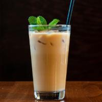 Burmese Iced Tea · A blended Burmese style milk tea made with organic black tea, condensed milk, cream and suga...