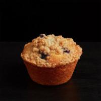 Blueberry Crumble Muffin · Soft with a creamy crumb and lots of real blueberries. Just a touch of crumbly topping adds ...