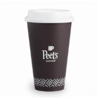 Reusable Peet’S To-Go Hot Cup · Includes a removable heat protecting sleeve. BPA free and splash proof. 16oz.