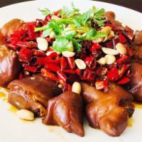 Hot & Spicy Pig's Feet  · 香辣美容蹄  Pig feet with explosive chili peppers.  * SPICY