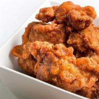 Chicken Karaage · Our special hand-breaded, fried chicken pieces served with spicy mayo.
