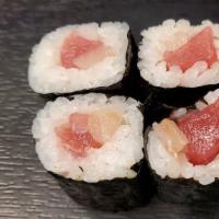 Tuna & Yellowtail Roll · ( Hoso maki Thin sushi roll )