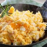 Fresh Eggs · Two cage free eggs, any style, and breakfast potatoes.