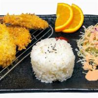 Shrimp Katsu · Deep fried shrimp in panko.