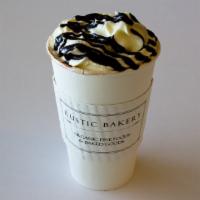 Cafe Mocha, 16 OZ · Freshly brewed espresso with steamed milk, chocolate and topped with whipped cream.