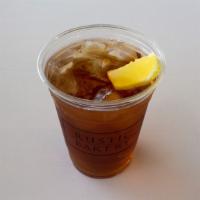 Unsweetened Iced Black Tea, 16 oz · House-brewed unsweetened black tea, served over ice.