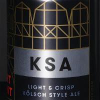 Fort Point Brewery-Kölsch Style Ale (KSA) 12 OZ · Fort Point Brewery's light & crisp KÖLSCH STYLE ALE (KSA) combines a thoughtful mixture of A...