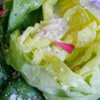 Lattuga Salad · Living butter lettuce, lemon dressing Grana Padano D.O.P., toasted pine nuts