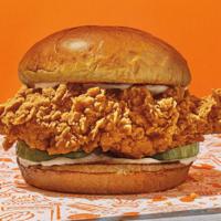 Classic Chicken Sandwich Dinner · Includes a choice of regular signature side.