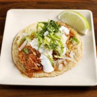 Single Taco · Choose from our taco selections including meaty and veggie options. Comes with three signatu...