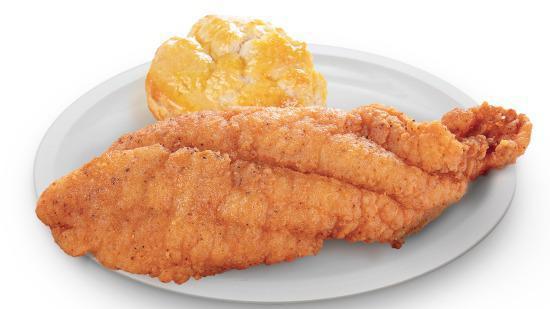 Fried Fish · Includes 1 biscuit, 1 side and 1 can soda