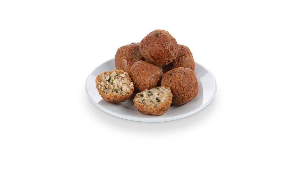Boudin Bites · Rice, pork, & a blend of Cajun Seasonings, rolling & battered to perfection.
