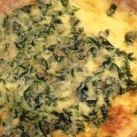 Quiche Florentine · Farm fresh eggs, jack & cheddar cheese, spinach, sliced mushrooms, onion & bell peppers bake...