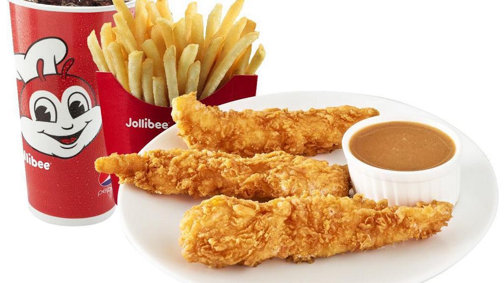 3 Pc Chicken Tenders W/ 1 Side & Drink · 3 hand breaded and freshly prepared all white-meat chicken tenders. Our chicken tenders deliver the crispiness and juiciness you love.