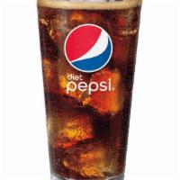 Diet Pepsi · A 20 oz Diet Pepsi