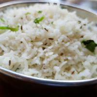 Jeera Rice · Cumin tempered basmati rice.