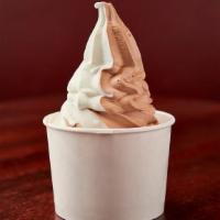 Double 8 Dairy Swirl Soft Serve · 12 oz Container Soft Serve made from Water Buffalo Milk, lightly sweetened to highlight the ...