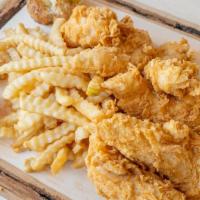 Tenders Meal 1 · It Includes 3 PC Crispy Tenders, French Fries, Biscuit of your choice, 2 dip Sauce