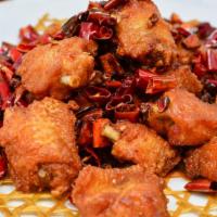 Chongqing Chili Chicken · 重庆辣子鸡 Hot and spicy.