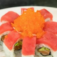 5. Cherry Blossom · IN : salmon, avocado  /  OUT : tuna, tobiko