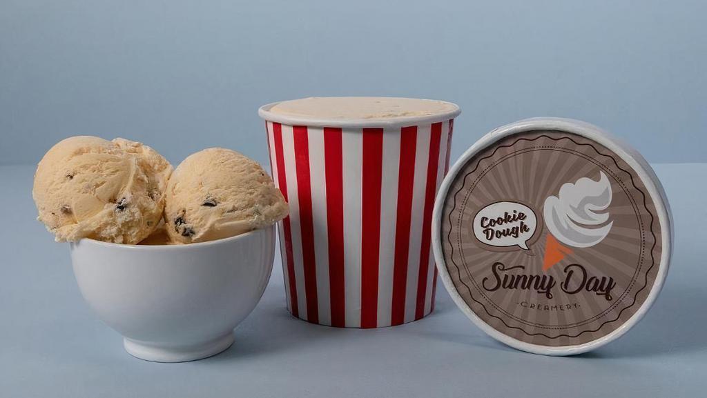 Sunny Day Chocolate Chip Cookie Dough Ice Cream (Pint) · Nuggets of buttery cookie dough and sweet chocolaty chips blended into our signature vanilla ice cream.