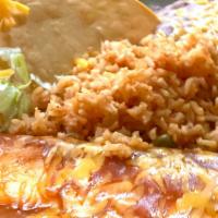 El Charro · An enchilada, taco and chile relleno.