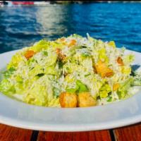 Classic Caesar · Romaine lettuce, croutons, garlic anchovy dressing, shaved parmigiano-reggiano.