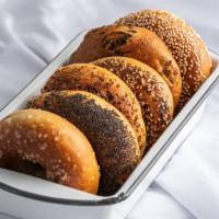 Assorted Organic Half Dozen Bagels · Assorted half dozen bagels -- we will do our best, but cannot guarantee preferred flavor spl...