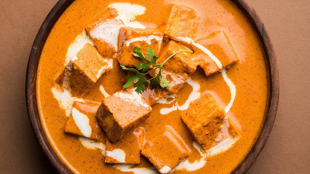 Kadai Paneer · Cottage cheese cooked fresh with bell peppers, chopped tomatoes, onions and our chef's special Himalayan homemade kadai spices.