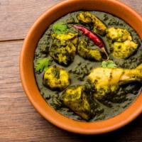Chicken Saagwala (with Rice) · Served with white rice, Chicken Saagwala is prepared with chicken, fresh spinach and homemad...