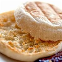 Toasted English Muffin with Butter · 