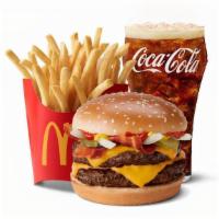 Double Bacon Quarter Pounder With Cheese Meal · 