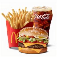Quarter Pounder With Cheese Deluxe Meal · 