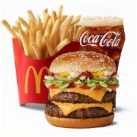 Double Quarter Cheese Deluxe Meal · 
