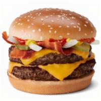 Double Bacon Quarter Pounder With Cheese · 