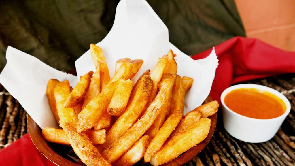 Noori Fries · Fries tossed in masala spice, served with tikka masala sauce