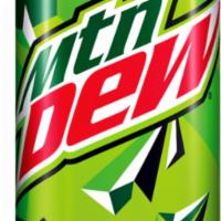 Mountain Dew · Two-liter bottle.