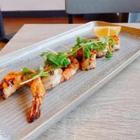 Grilled Prawns · 8 pcs Grilled Prawns Seasoned with Cajun and olive Oil