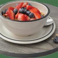 Fresh Berry & Yogurt Parfait · crunchy granola, low-fat yogurt & seasonal berries