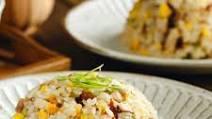 Chashu Rice · Pork belly chashu and veggie on rice.