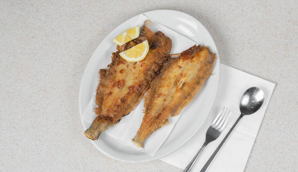 18. GA Ja MI Gui · Dry-fried sole fish.