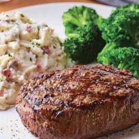 8 Oz. Top Sirloin* · Lightly seasoned USDA Select top sirloin* cooked to perfection and served hot off the grill....