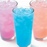 Flavored Lemonades · Bright and refreshing lemonade in your choice of flavor.  Choose from classic, Blue Raspberr...