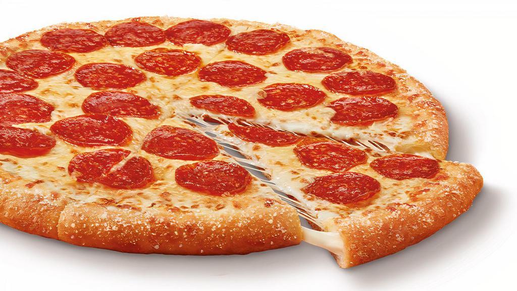 Custom Stuffed Crust · Large stuffed crust pizza with toppings of your choice