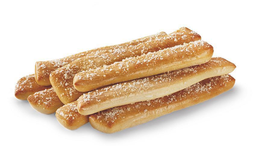 Crazy Bread® · Eight bread sticks with flavors of butter and garlic, then sprinkled with parmesan cheese (800 Cal)