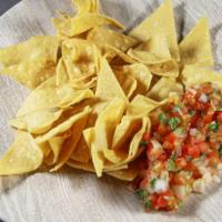 Chips & Salsa · Made from our fresh corn tortillas.
