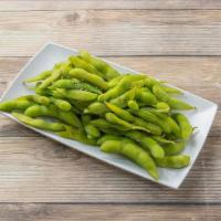 Edamame · Broiled green beans.