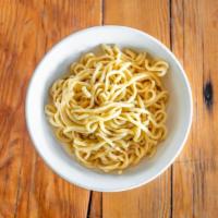 Butter Noodles · Whole wheat egg noodles tossed in melted butter just for the kids